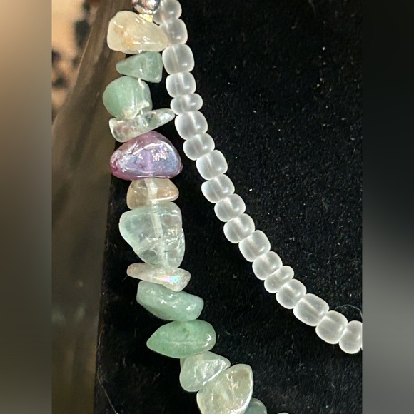 Flourite & Frost Necklace & Bracelet - Picture 7 of 12